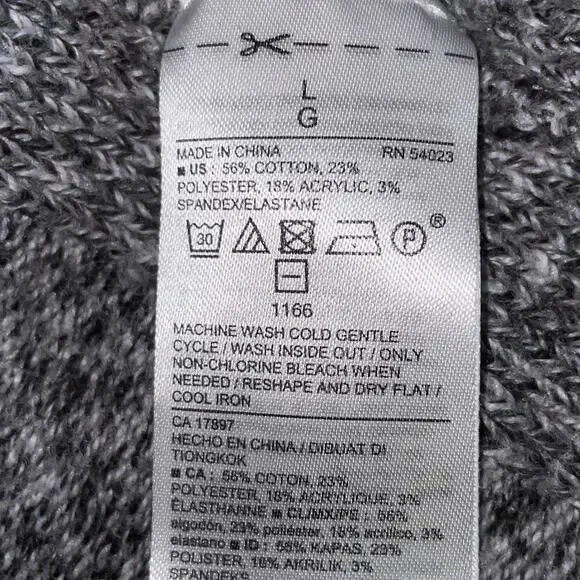 Old Navy Active Hoodie Sweater Loungewear Cozy Warm Charcoal Heather Size Large - Picture 5 of 6